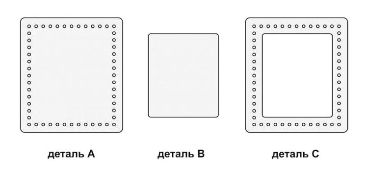 Рамка прямоугольная, малая, 10x12 см — картинка 2