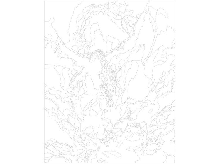 Картина по номерам «Дракон» — картинка 3