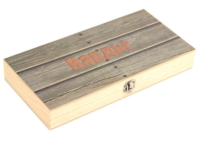 Нарды деревянные (поле 39 см) фигуры из дерева — картинка 2