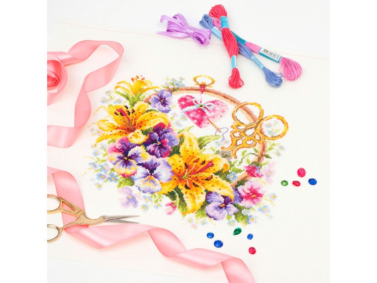 Набор для вышивания «Лилии для рукодельницы» — картинка 3