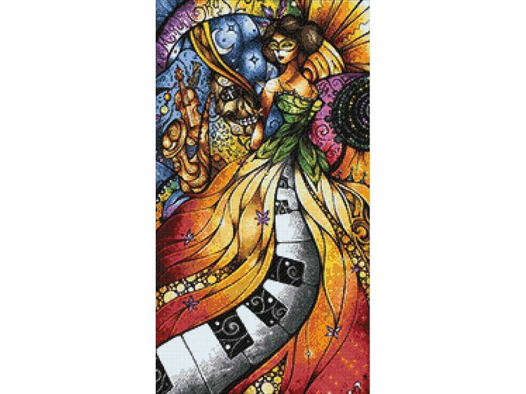 Алмазная вышивка «Муза абстракции» — картинка 3