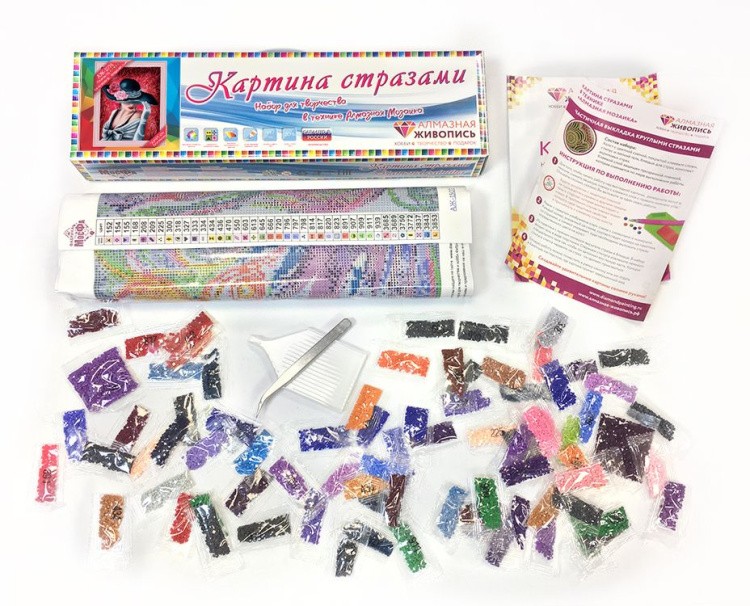 Алмазная вышивка «Леди Роза» — картинка 3