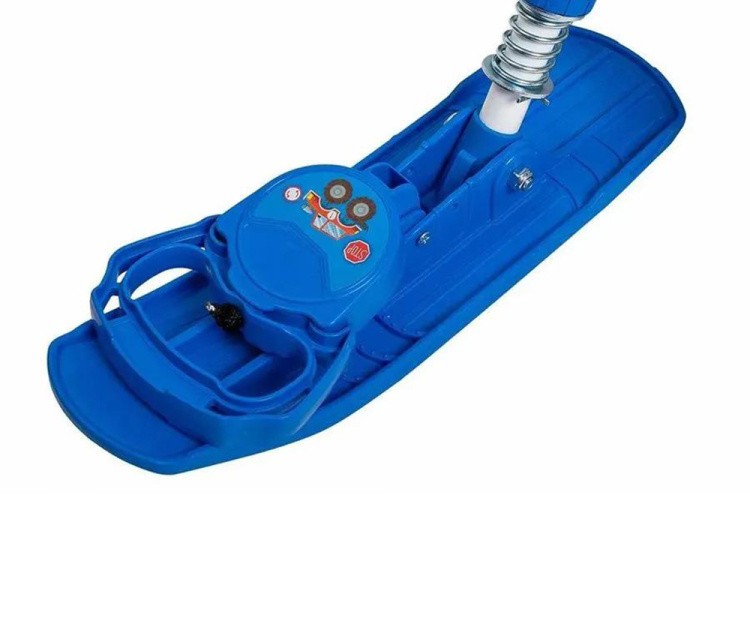 Снегокат детский со спинкой Тимка спорт 4-1 с машинками — картинка 6