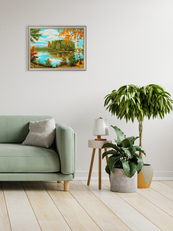 Картина по номерам «Яркая осень» — картинка 8