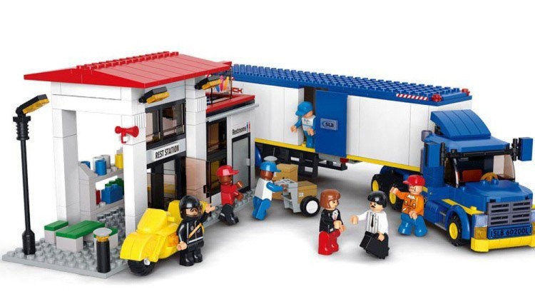 Конструктор «Город. Большой грузовик», 537 деталей — картинка 2