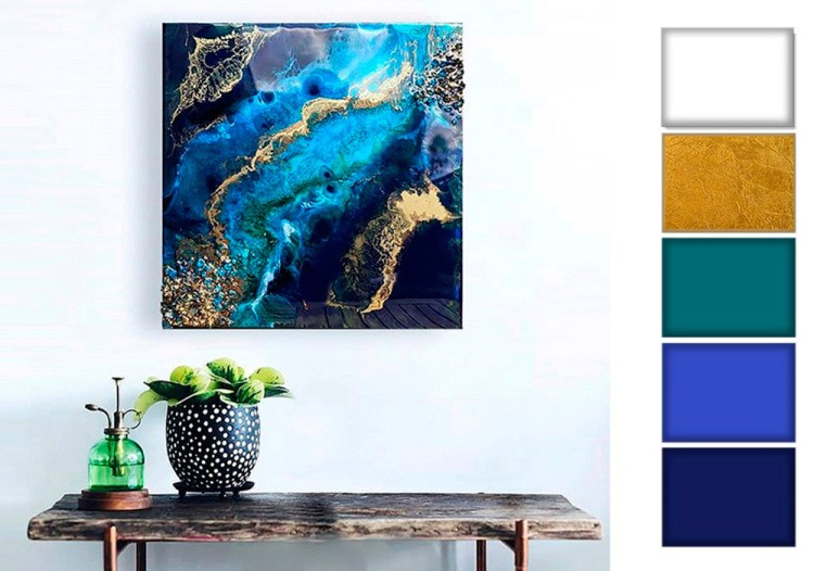 Набор для создания картины эпоксидной смолой Resin Art №1, Art Blong — картинка 12