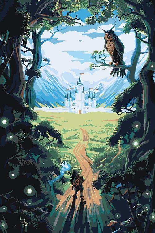 Картина по номерам «The Legend of Zelda»