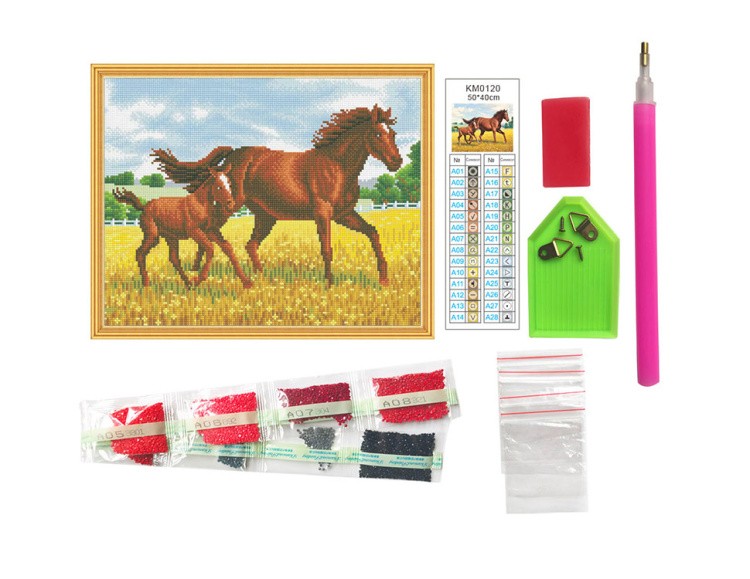 Алмазная вышивка «Прогулка» — картинка 2