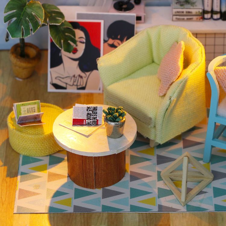 Набор для создания миниатюры (румбокс) «В стиле Ретро» (русифицированная версия) — картинка 4