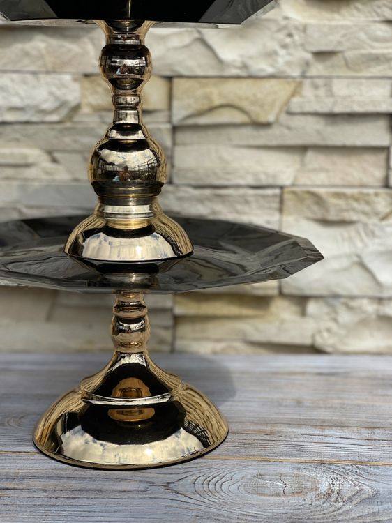 Фурнитура для фруктовницы «Аврора», серебряная, 42 см — картинка 5