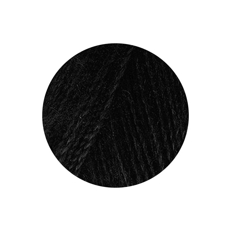 Пряжа ALIZE Angora Real 40 (Ангора реал 40) (60), черный, 1 шт. 100 г — картинка 2