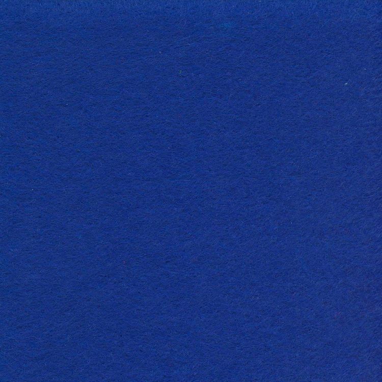Цветной фетр для творчества в рулоне 500х700 мм, толщина 2 мм, синий, ОСТРОВ СОКРОВИЩ — картинка 3