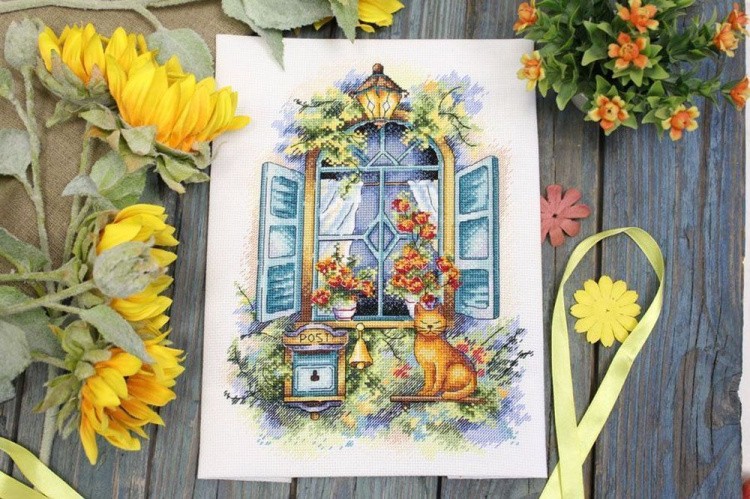 Набор для вышивания «В ожидании новостей» — картинка 2