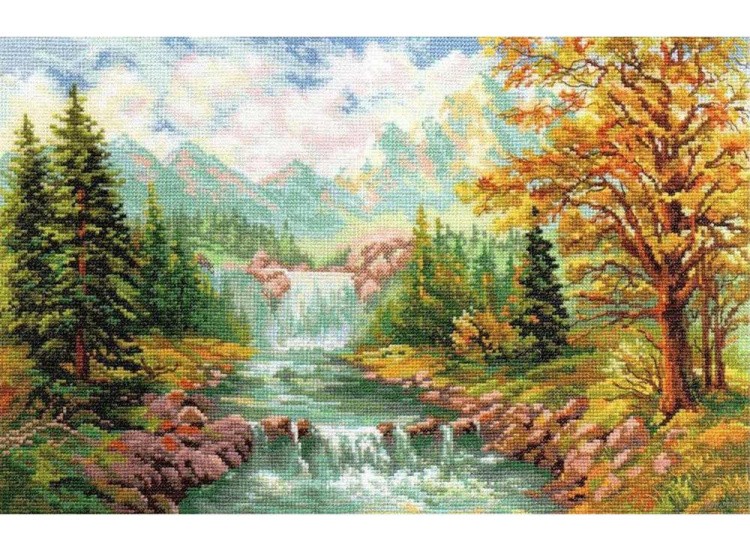 Набор для вышивания «Горный водопад»