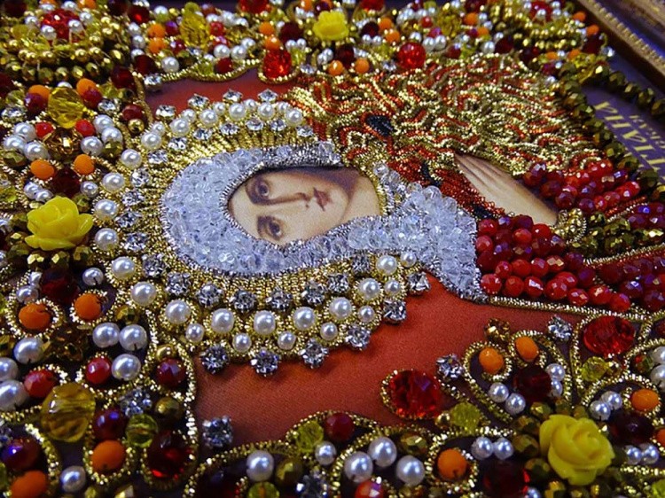 Набор вышивки хрустальными камнями «Святая Татьяна» — картинка 4