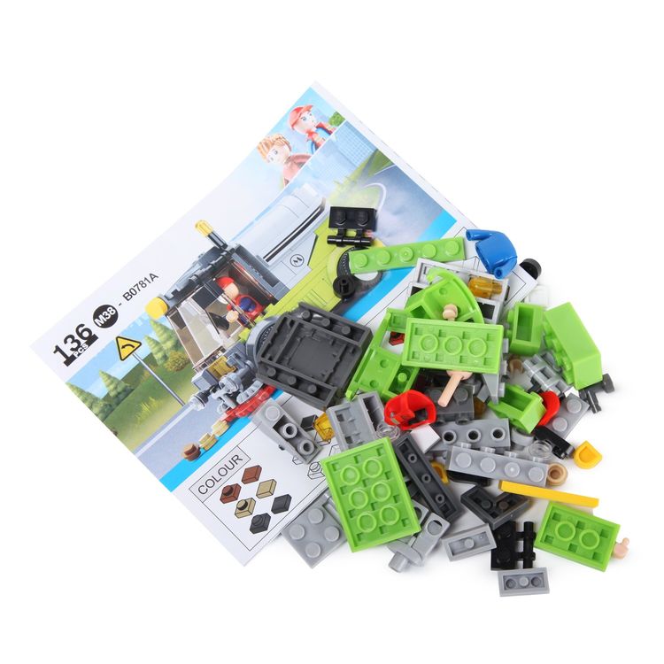 Конструктор «Город. Уборочная машина», 136 деталей — картинка 2