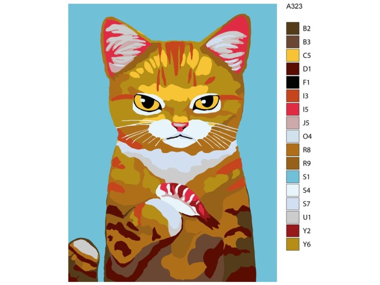 Картина по номерам «Любимое лакомство. Суши» — картинка 2