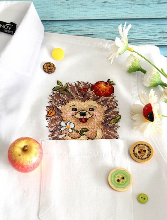 Набор для вышивания «Полевой ёжик» — картинка 3