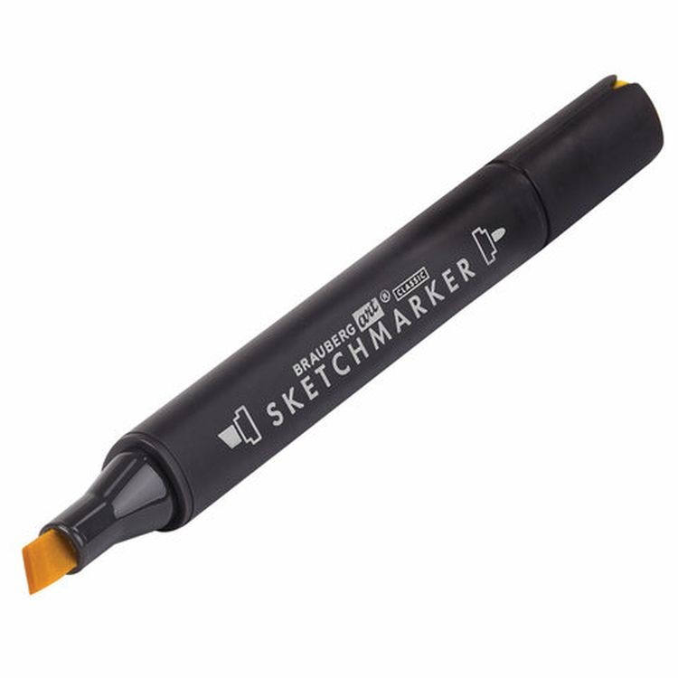 Маркеры для скетчинга двусторонние 1 мм - 6 мм BRAUBERG ART CLASSIC, цвет: базовые цвета — картинка 7