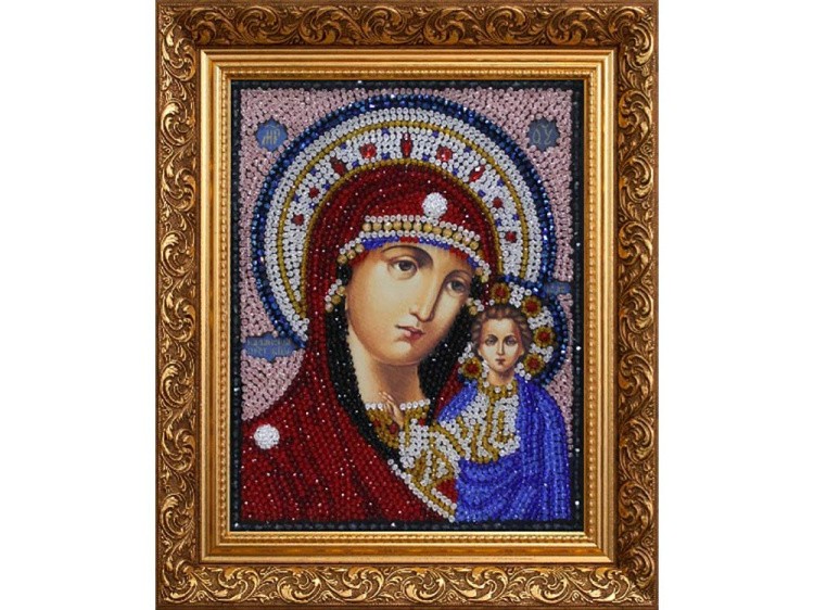 Набор вышивки бусинами «Казанская Богородица» — картинка 2