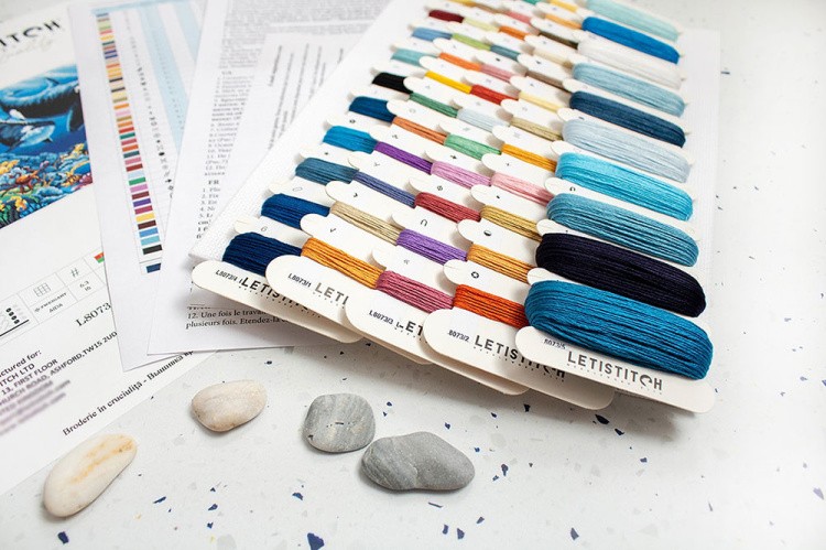 Набор для вышивания «Underwater Ballet (Балет под водой)» — картинка 3