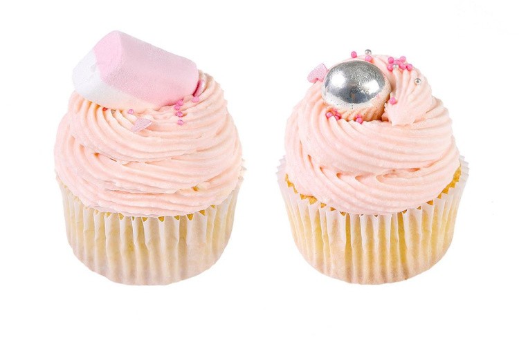 Форма металлическая для кексов, маффинов, капкейков, 26,5х18,8 см, розовая, S-CHIEF — картинка 4