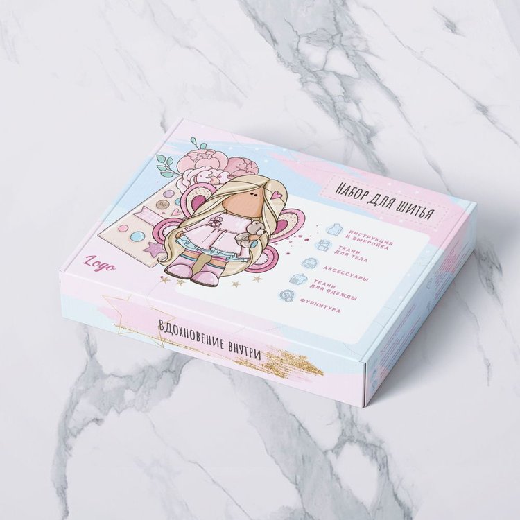 Набор для шитья интерьерной куклы «Флора» — картинка 12