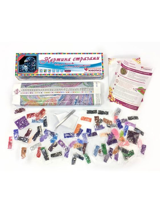 Алмазная вышивка «Неоновый орел» — картинка 3