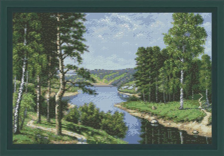 Алмазная вышивка «Российский пейзаж» — картинка 2