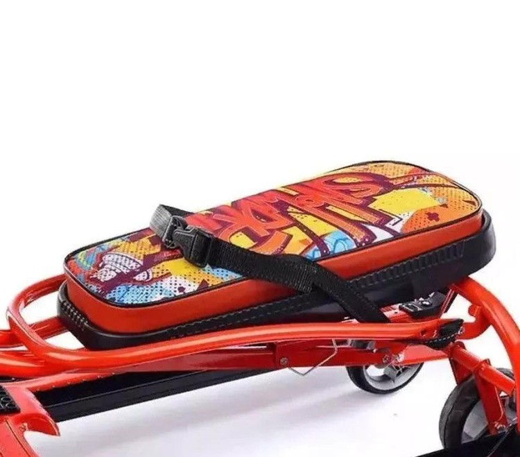 Снегокат детский со спинкой Тимка спорт 6 Граффити — картинка 12