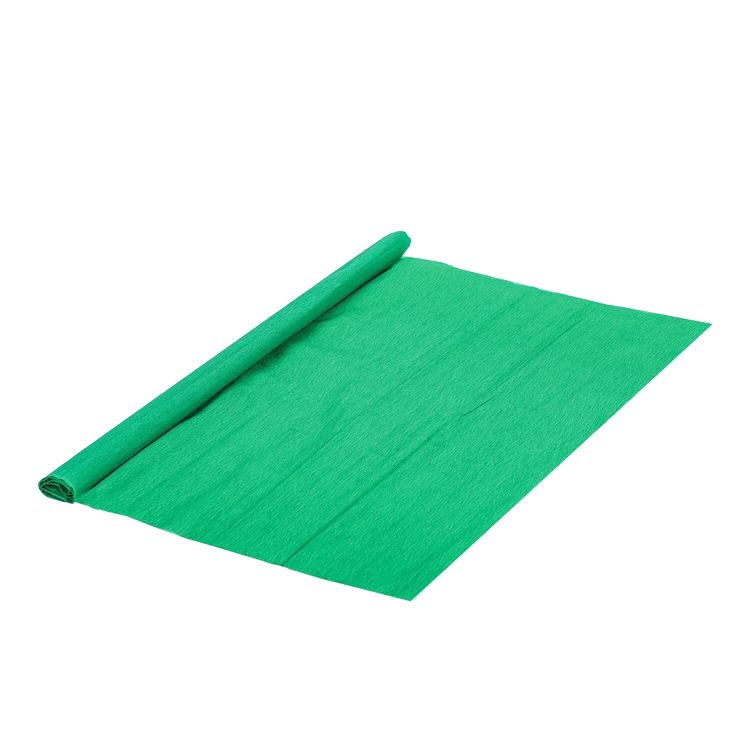 Бумага гофрированная (креповая), 32 г/м2, зеленая, 50х250 см, в рулоне, Brauberg — картинка 2