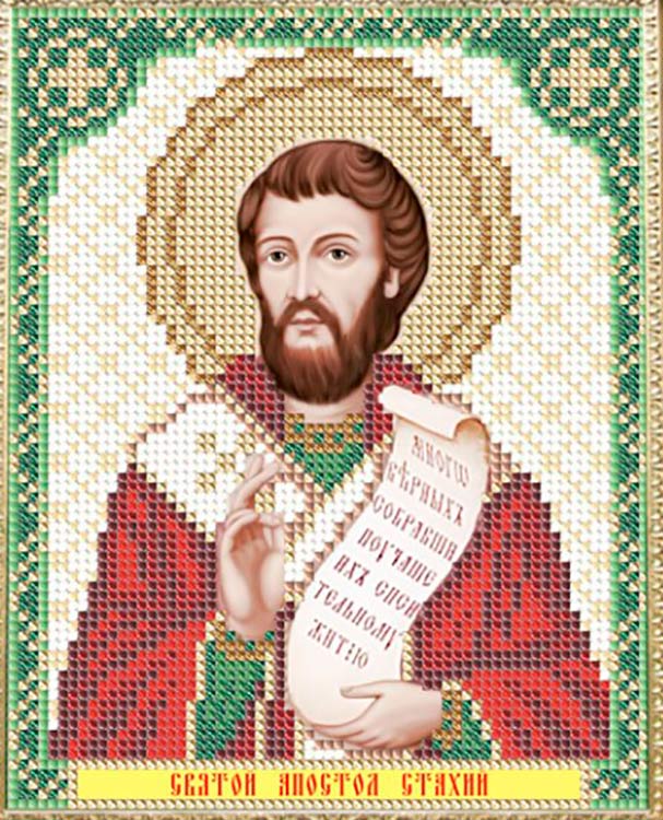 Рисунок на ткани «Святой Апостол Стахий»