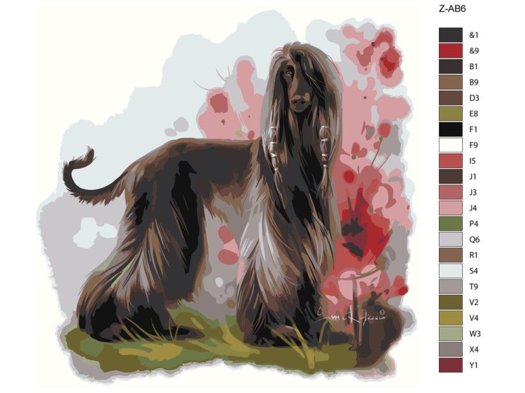 Картина по номерам «Красотка» — картинка 2