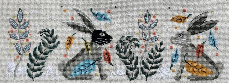 Набор для вышивания «Карандашница. Зайцы» — картинка 2