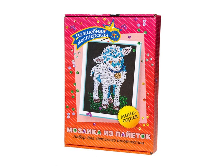 Мозаика из пайеток «Овечка» — картинка 2