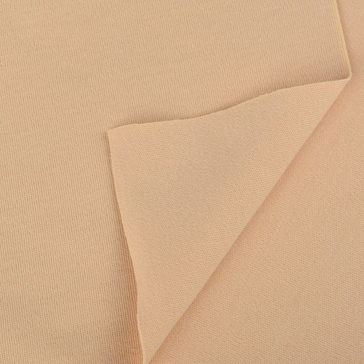 Ткань трикотаж, 1 м x 185 см, 230 г/м², цвет: бежевый, TBY — картинка 4