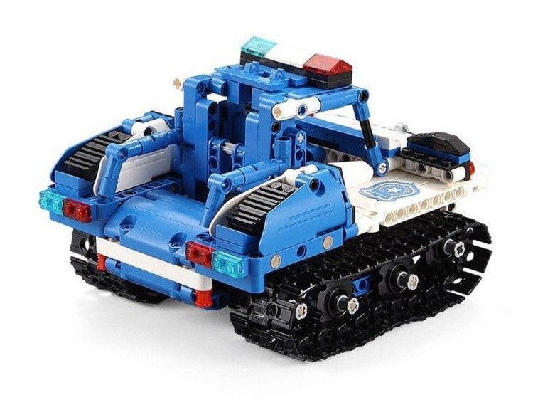 Радиоуправляемый конструктор CADA 2 в 1 полицейский робот-трансформер, 556 деталей
 — картинка 3