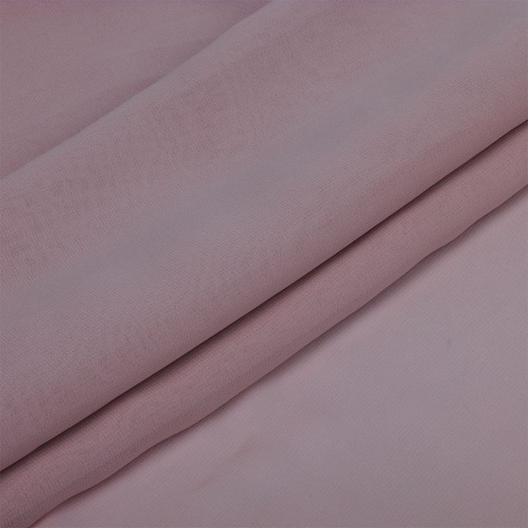 Ткань шифон,3 м x 150 см, 85 г/м², цвет: пудрово-сиреневый, TBY — картинка 2