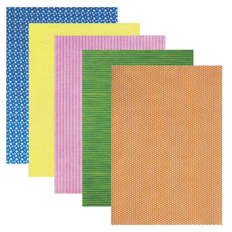 Цветной фетр для творчества А4, Графика, 5 листов, 5 цветов, толщина 2 мм, ОСТРОВ СОКРОВИЩ — картинка 2