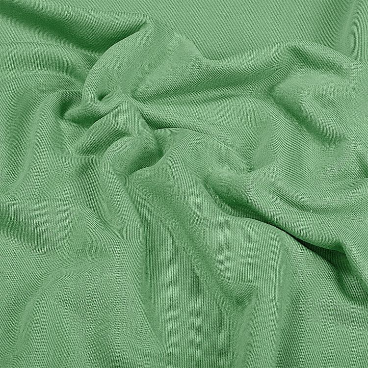 Ткань трикотаж Футер 3х нитка, петля, хлопок, 6 м, ширина 180 см, цвет: снежная мята, TBY — картинка 2