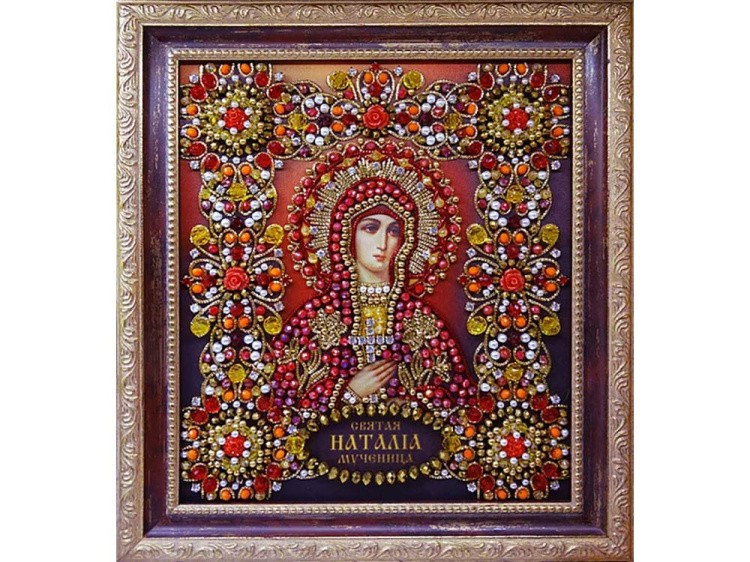 Набор вышивки хрустальными камнями «Святая Наталия» — картинка 2