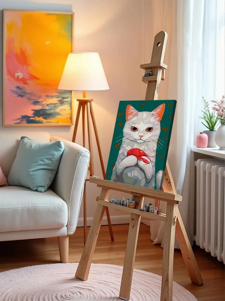 Картина по номерам «Любимое лакомство. Раки» — картинка 10