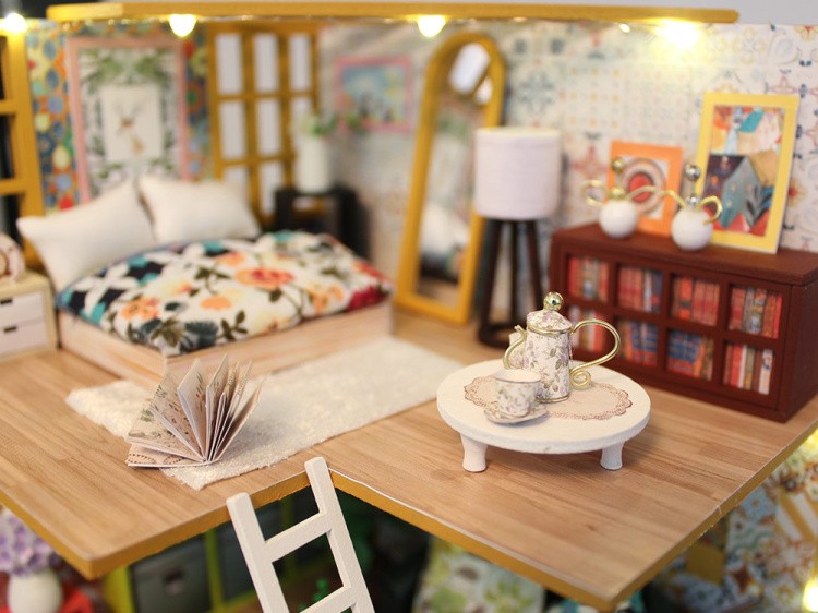 Набор для создания миниатюры (румбокс) «Таунхаус» — картинка 7