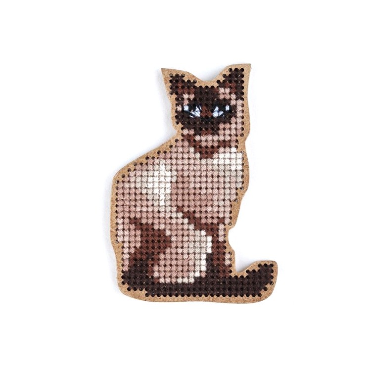 Набор для вышивания броши «Сиамская кошка»