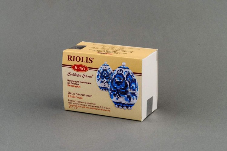 Набор для бисероплетения «Яйцо. Гжель» — картинка 3
