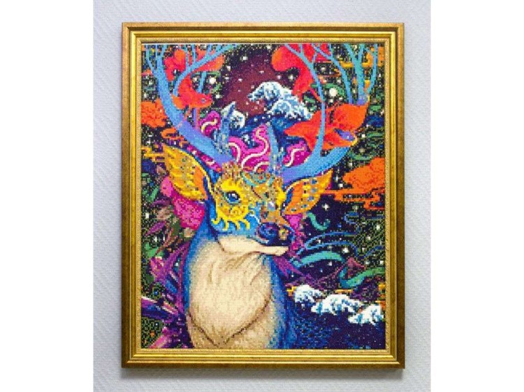 Алмазная вышивка «Волшебный олень» — картинка 4