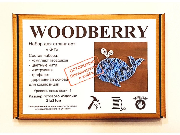 Набор для творчества STRING ART «Кит» — картинка 2