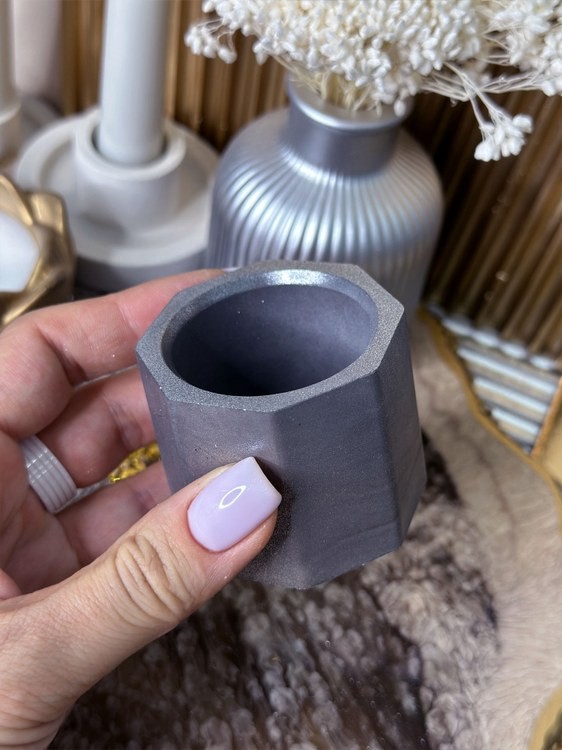 Силиконовый молд - Мини-кашпо, 3 шт. (1 молд) — картинка 4