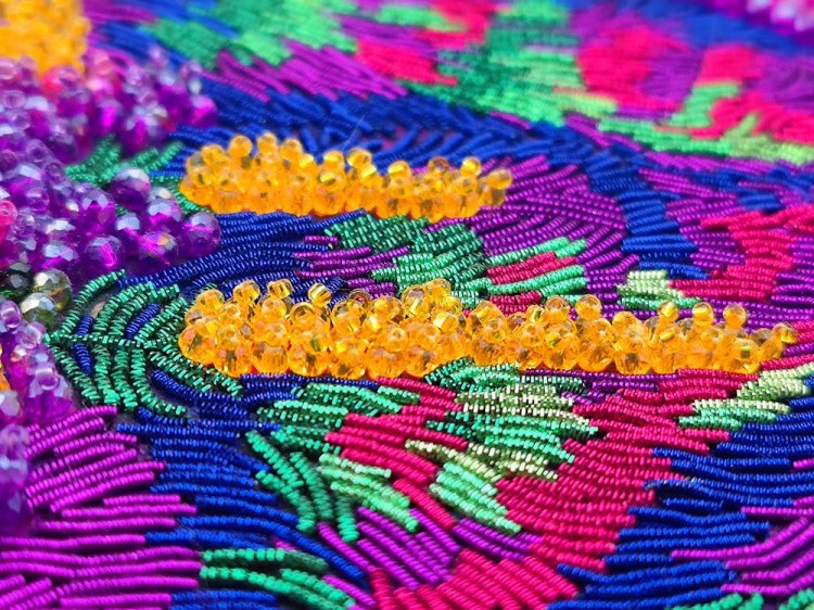 Набор вышивки хрустальными камнями «Лавандовые поля» — картинка 17