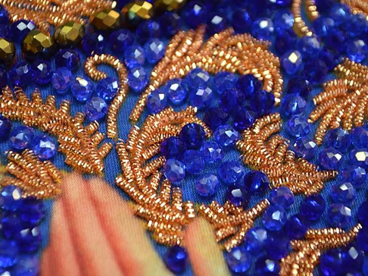 Набор вышивки хрустальными камнями «Богородица Иерусалимская» — картинка 13